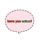 [artshop] What to eat？ (En)CS D（個別スタンプ：1）