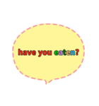 [artshop] What to eat？ (En)CS E（個別スタンプ：1）