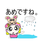 >> HaNa <<（個別スタンプ：19）