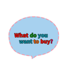 [artshop] What to eat？ (En)CS G（個別スタンプ：7）