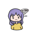 Arra : a moody girl（個別スタンプ：13）