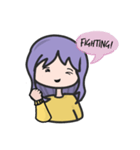 Arra : a moody girl（個別スタンプ：14）