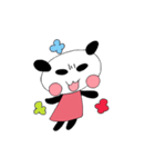 タクシーサイトのタクシーパンダスタンプ（個別スタンプ：1）
