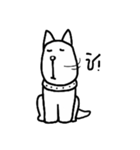 Quiet dog " Muen "（個別スタンプ：22）