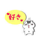 変な顔の猫（個別スタンプ：3）