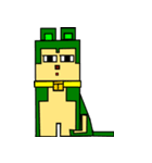 緑のイヌ キューリ（個別スタンプ：2）