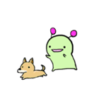 小さなみどりむし3 -revised edition-（個別スタンプ：19）