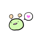 小さなみどりむし3 -revised edition-（個別スタンプ：35）