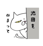 ブサ猫名前スタンプ【池田編】（個別スタンプ：13）