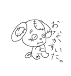 ツギハギやさぐれ動物（個別スタンプ：3）