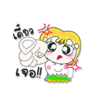 Hi！！ My name is LaLaLa..^^（個別スタンプ：9）