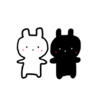 White rabbit sometimes black（個別スタンプ：1）