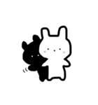 White rabbit sometimes black（個別スタンプ：2）