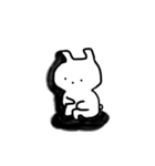 White rabbit sometimes black（個別スタンプ：10）