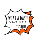 【YOSHIDA】専用スタンプ（個別スタンプ：10）
