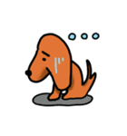 Stamps of Dachshund（個別スタンプ：7）