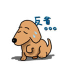 Stamps of Dachshund（個別スタンプ：8）