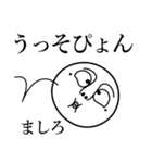 ましろの死語（個別スタンプ：17）