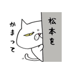 ブサ猫名前スタンプ【松本編】（個別スタンプ：13）