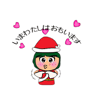 Hana.V10 Merry Christmas（個別スタンプ：38）