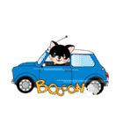 くろチワワのまめちゃんスタンプ♪NO.2（個別スタンプ：3）