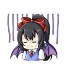 表情で伝える黒雲アマネ（個別スタンプ：3）