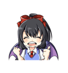 表情で伝える黒雲アマネ（個別スタンプ：4）