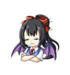 表情で伝える黒雲アマネ（個別スタンプ：8）