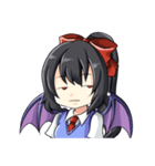 表情で伝える黒雲アマネ（個別スタンプ：9）