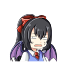 表情で伝える黒雲アマネ（個別スタンプ：12）