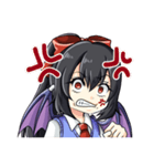 表情で伝える黒雲アマネ（個別スタンプ：13）