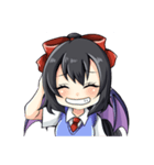 表情で伝える黒雲アマネ（個別スタンプ：14）