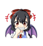 表情で伝える黒雲アマネ（個別スタンプ：15）