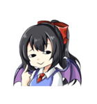 表情で伝える黒雲アマネ（個別スタンプ：16）
