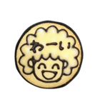 アフロちゃんクッキー（個別スタンプ：6）