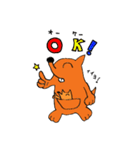 はーとふるカンガルー親子（個別スタンプ：5）