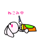 doing rabbit（個別スタンプ：8）