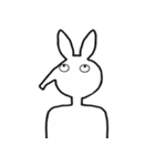 A long nose rabbit（個別スタンプ：2）