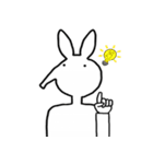 A long nose rabbit（個別スタンプ：10）