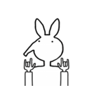 A long nose rabbit（個別スタンプ：23）