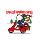 Mr. Oreo(Merry Xmas)(bahasa Indonesia)（個別スタンプ：21）