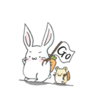 The adorkable rabbit（個別スタンプ：2）