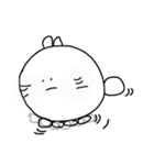 白いねこのしゅしゅ。（個別スタンプ：4）