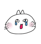 白いねこのしゅしゅ。（個別スタンプ：6）