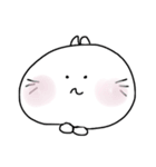 白いねこのしゅしゅ。（個別スタンプ：7）