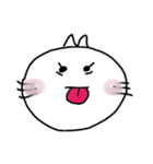 白いねこのしゅしゅ。（個別スタンプ：8）