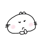 白いねこのしゅしゅ。（個別スタンプ：16）