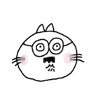 白いねこのしゅしゅ。（個別スタンプ：19）