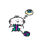 白いねこのしゅしゅ。（個別スタンプ：29）