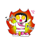 >>My name is Hana..<<（個別スタンプ：2）